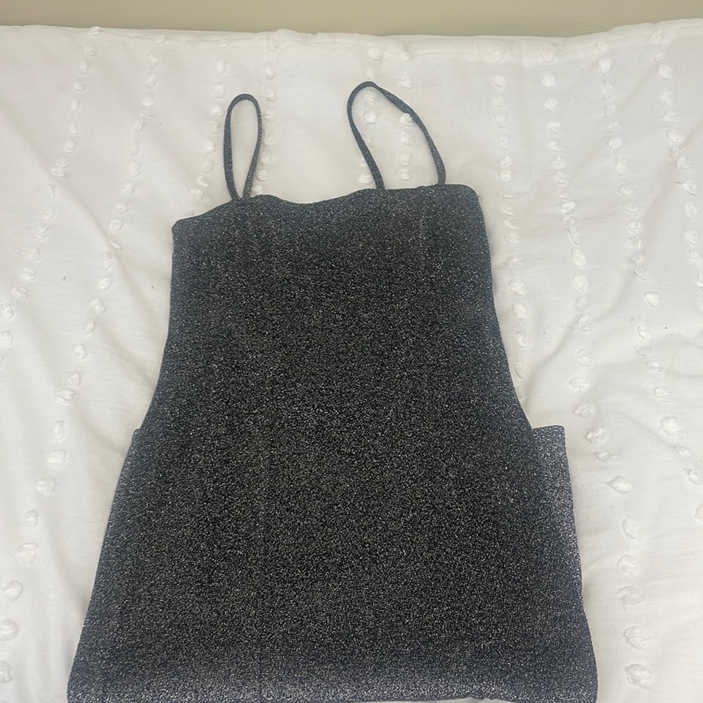 Black and silver forever 21 dress